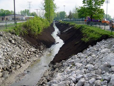 Toledo, Ohio - Ditch Stabilization - May 16, 2003